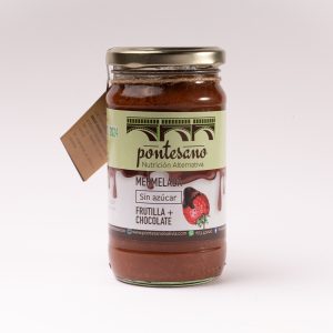 Mermelada Sin Azúcar Pontesano sabor a Frutilla y Chocolate