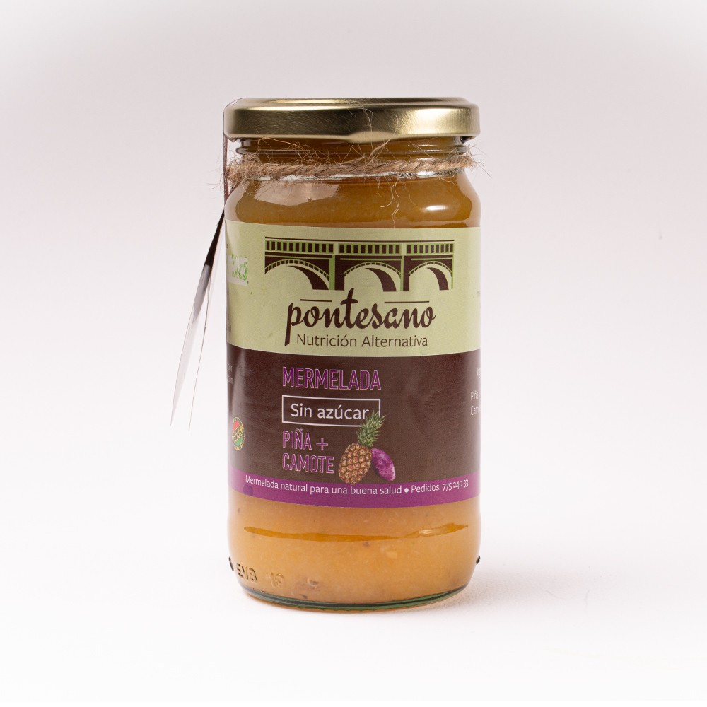 Mermelada Sin Azúcar Pontesano sabor a Piña y Camote – catuaiexpress